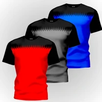 Imagem da promoção Camisas Camisetas Masculina Slim Fit P/Academia Corrida Confortável Tamanhos Especial