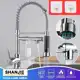 Torneira Cozinha Gourmet Monocomando Com Spray Extensor Prata superior Tubo de água flexível para aj em oferta