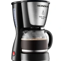 Imagem da promoção Cafeteira Elétrica 18 Xícaras Mondial Dolce Arome C-30 Preta e Prata