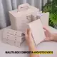 Maleta para 600 Fotos 10x15 Álbuns fotográficos JUTA BEGE Adulto Baú Box Luxo em oferta