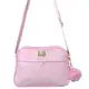 Bolsa Feminina Alça Transversal Pequena Moda Blogueira C/ Chaveiro Pompom em oferta