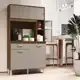 Cozinha Compacta Armário Organizador Duda 90cm Com Gaveta em oferta