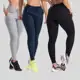 Kit 3 Calça Jogger Feminina Calça Ribana Cintura Alta em oferta