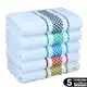 Kit 5 Panos de Prato Jacquard 45x70 Atoalhado Toalha Copa em oferta