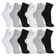 Kit 12 Pares Meias Sandrini Cano Medio Longa Masculina em oferta
