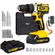 Parafusadeira Furadeira 36V 2 Baterias Com Maleta Completo em oferta