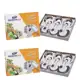 Kit 2 Conjunto sobremesa aço inox Tigela e Colheres em oferta