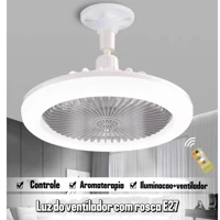 Imagem da promoção Ventilador De Teto Com 3 Lâminas De 30W 20cm Rotação de 360 ??graus Lâmpada LED De Economia De Energ