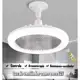 Ventilador De Teto Com 3 Lâminas De 30W 20cm Rotação de 360 ??graus Lâmpada LED De Economia De Energ em oferta