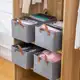 Kit 4 Cesto Caixa Organizadora Dobrável Guarda Roupa Grande em oferta
