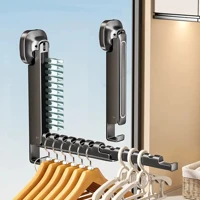 Imagem da promoção Varal de Parede Dobrável Suporte Para Cabide Retrátil Com Ventosa Sem Furo