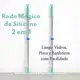 Kit 2 Rodos Mágicos Amidila Silicone 2 Em 1 Limpa Vidros Pisos Banheiros Alumínio Super Leve 1,4m em oferta
