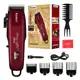 Máquina de cortar cabelo Kemei profissional sem fio recarregável original Kemei PG-2600 com visor LC em oferta