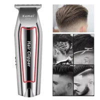 Imagem da promoção Máquina De Acabamento Profissional Kemei KM-032 Sem Fio Com Pentes E Escova De Limpeza