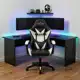 Cadeira Gamer Lancer Preta e Branca Healer em oferta