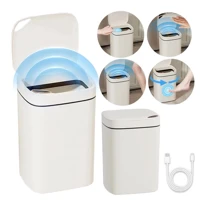 Imagem da promoção Lixeira Inteligente 12 14 16 Litros USB com Sensor Automático 3 Funções