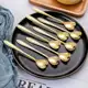 Kit 10 Colheres Coração Fofa para Cozinha Mesa Posta Douradas Café Sobremesa Chá Aço Inoxidável em oferta