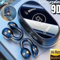 Imagem da promoção Clipe De Orelha Bluetooth Fones De Ouvido LED Display Inteligente On-Ear Mini Fone Cancelamento De R