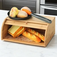 Imagem da promoção Cesto Pão Porta Pães Bolacha Biscoito Organizador MDF Retrátil Cozinha Armazenamento