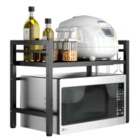 Imagem da promoção Rack Metálico Multiuso Decoteam Ajustável Para Microondas Cor Preto