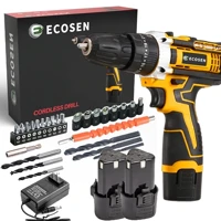 Imagem da promoção Kit Parafusadeira Furadeira Sem Fio Impacto Com 2 Baterias 21v /12v Profissional