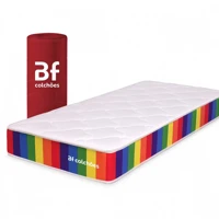 Imagem da promoção Colchão Solteiro D33 A Vácuo Ortopédico Espuma Certificada 88x188x17cm BF Colchões Rainbow
