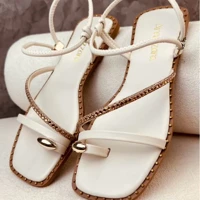 Imagem da promoção Sandalias Feminina Rasteiras Feminina Rasteirinha Rasteira Lesma Amendoa Exclusiva Amizzara