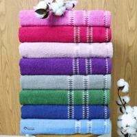 Imagem da promoção 3 Toalha de Banho 100% Algodão Grande Bordada Alta absorção cores Sofisticada Masculino e Feminino