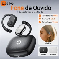 Imagem da promoção Basike Fone de Ouvido Bluetooth V5.4–Cancelamento de Ruído, OWS Som Estéreo, Profissional de Esporte
