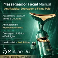 Imagem da promoção Massageador Facial 3 em 1 Portátil | Lifting Rápido e Pele Revitalizada em Casa N7