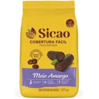 Imagem da promoção Cobertura Fácil Fracionada Meio Amargo Gotas 1,01kg Sicao
