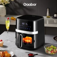 Imagem da promoção Fritadeira Elétrica Premium Gaabor 5.5L - Tela Colorida Holográfica, Janela Transparente, Serviço de