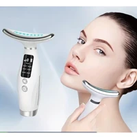 Imagem da promoção Massageador De Pele Firmeza Pescoço Led de 7 Modos Massageador Portátil Beleza para Rosto e Pescoço