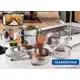Jogo de Panelas com Fundo Triplo 7 Peça Tramontina Inox em oferta