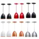Combo Kit com 2 Pendentes Soft Cone Vermelho Luminária Alumínio Lustre 18Cm Sala em oferta
