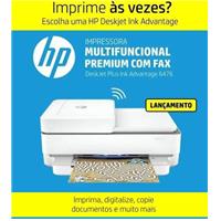 Imagem da promoção Impressora Multifuncional HP DeskJet Plus Ink - Advantage 6476 Jato de Tinta Colorida Wi-Fi USB
