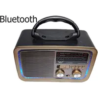 Rádio Retro Vintage Am Fm Sw Usb Mp3 Bluetooth - Bivolt em oferta na Amazon