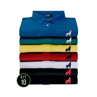 Imagem da promoção Kit com 10 Camisas Polo masculinas Vira Lata Originais Tecido Piquet - Vira Lata Wear