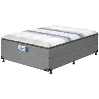 Cama Box Casal (Box + Colchão) Probel Mola - 64cm de Altura Turquia em oferta na Magazine Luiza