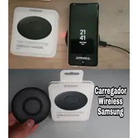 Carregador Rápido Sem Fio Slim Preto - Samsung em oferta na Submarino