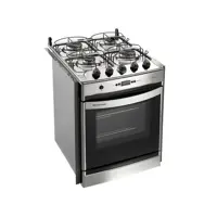 Fogão 4 Bocas Brastemp Clean BYO4 TAR de Embutir - Inox Timer Acendimento Automático em oferta na Magazine Luiza