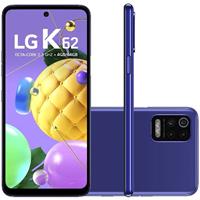 Imagem da promoção Smartphone LG K62 64GB 4G Wi-Fi Tela 6.6'' Dual Chip 4GB RAM Câmera Quádrupla + Selfie 13MP - Azul