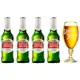 Kit Cerveja Stella Artois Cálice Vintage Premium - 4 Unidades de 275ml com 1 Cálice em oferta