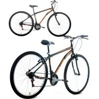 Bicicleta Houston Mirage Aro 29 com Freio V-Brake – Preta/Laranja em oferta na Ponto Frio