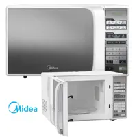 Forno de Micro-ondas Midea Branco Espelhado - 31 Litros em oferta na Ponto Frio