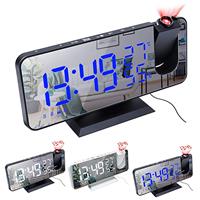 Imagem da promoção Rádio relógio, despertador digital com projeção de LED 