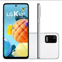 Smartphone LG K62+ LMK525BMW 128GB Tela 6.6’’ HD+ Android 10.0 (Q OS) Branco em oferta na Eletrum