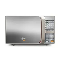 Forno de Micro-ondas Midea Liva MTAEG41/42 Espelhado com Grill - 30L em oferta na Casas Bahia