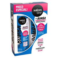 Imagem da promoção Kit S.O.S. Bomba Shampoo 200ml + Condicionador 200ml Salon Line
