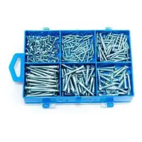 Kit Top - 460 Peças - Parafusos Philips Buchas Caixa Organizadora - Kit Parafusos em oferta na Magazine Luiza